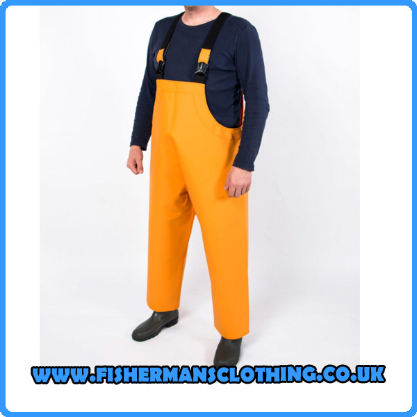 Damex Bib & Brace Trousers - Orange